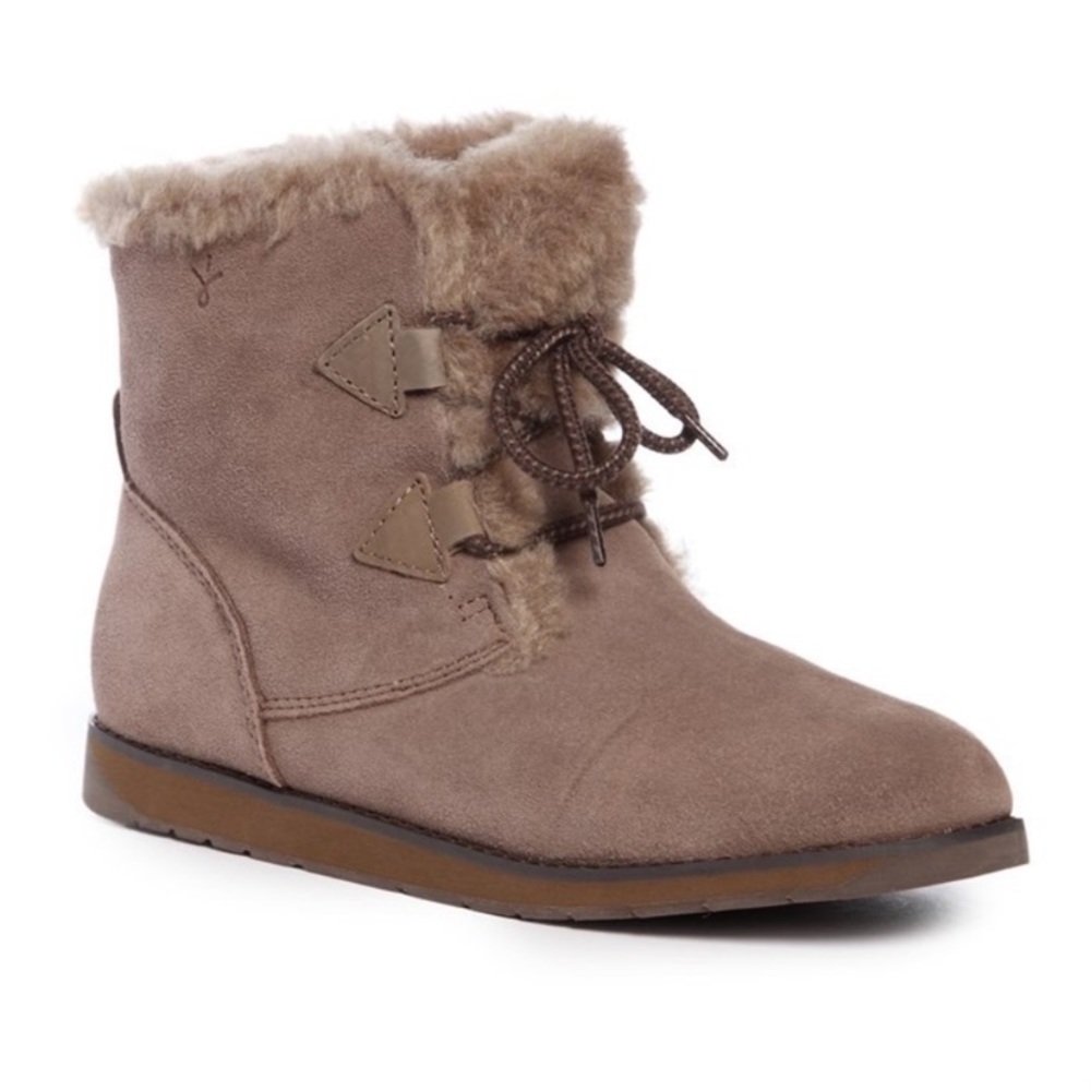 EMU Suede Featherwood Mini Eva Fur Lined Boots Size 9